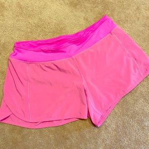 Lululemon pink shorts